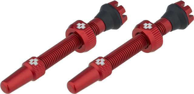 Muc-Off V2 Tubeless Valves - red/Presta 44 mm