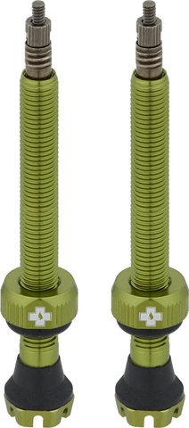 Muc-Off Válvulas Tubeless V2 - green/SV 60 mm