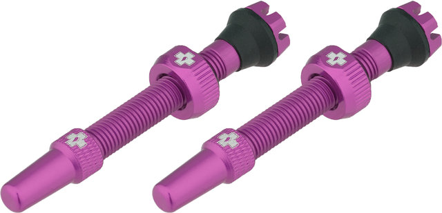 Muc-Off V2 Tubeless Valves - pink/Presta 44 mm