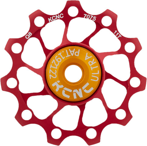 KCNC Jockey Wheel Ultra Light Schalträdchen - rot/11 Zähne