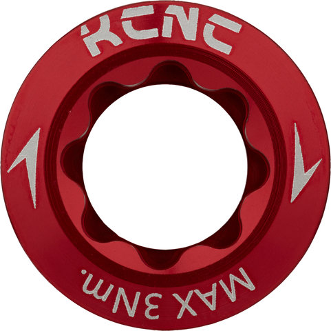 KCNC Left Crank Bolt for Shimano - red/Shimano
