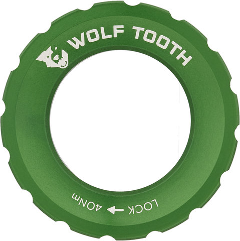 Wolf Tooth Components Center Lock Verschlussring - green/universal