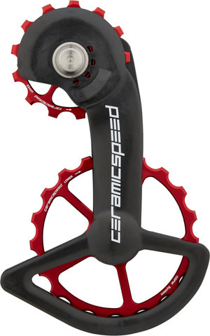 CeramicSpeed OSPW Coated Derailleur Pulley Sys.Shimano Dura-Ace R9250/Ultegra R8150 - red/universal