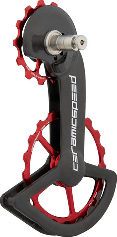 CeramicSpeed Galets Dérailleur OSPW Coated Shimano Dura-Ace R9250 / Ultegra R8150 - red/universal