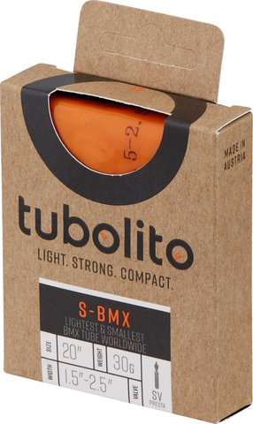 tubolito S-Tubo-BMX 20" Inner Tube - orange/20 x 1,5-2,5 SV 42 mm