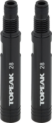 Topeak Valve Extender Ventilverlängerung - 2er Set - schwarz/70 mm