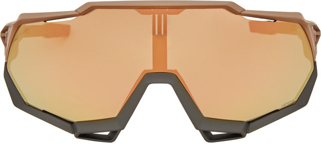 100% Speedtrap Hiper Sportbrille - matte copper chromium-black/hiper copper mirror