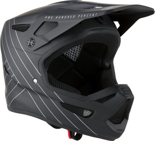 100% Status Youth Helmet - black/49 - 50 cm