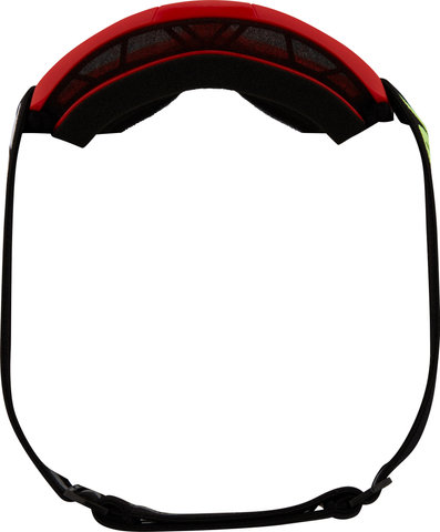 100% Masque Strata Mini Clear Lens - grom red/clear