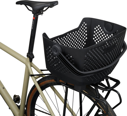 Racktime Baskit Edge 2.0 Bike Basket - black/20 litres