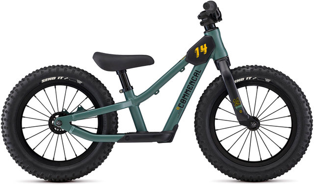 COMMENCAL Bicicleta de equilibrio para niños RMNS 14" - keswick green/universal