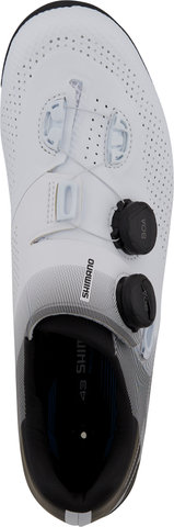 Shimano SH-RC702E Rennrad Schuhe Breit - white/42