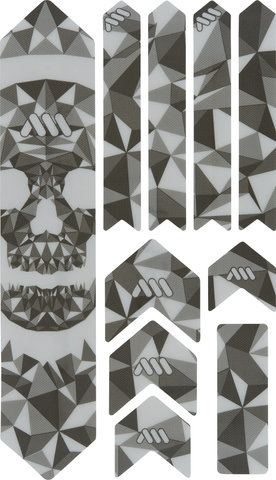 All Mountain Style Frame Guard Extra Rahmenschutzaufkleber - fractal skull/universal