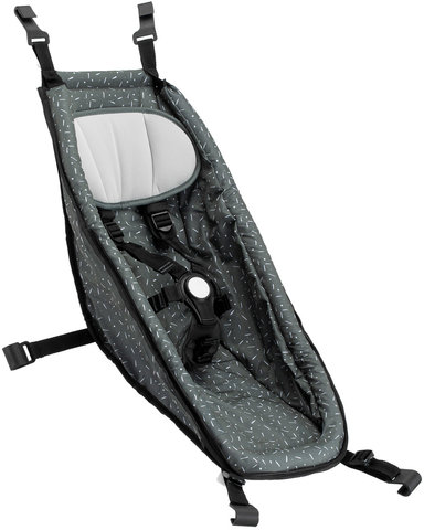 Croozer Baby Seat for Kids Trailer - graphite blue-white/universal