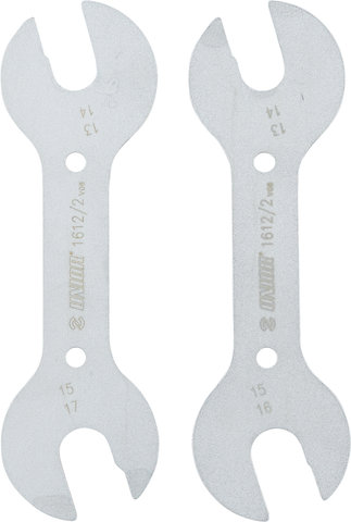 Unior Bike Tools Juego de llaves dobles de conos 1612PB - silver/universal