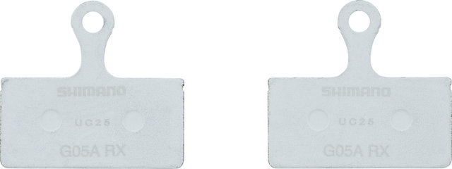 Shimano Plaquettes de Frein G05A-RX pour XTR, XT, SLX, Alfine Modèle 2023 - universal/résine synthétique