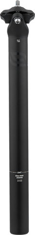 LEVELNINE Tija de sillín Universal 350 mm - black stealth/30,9 mm / 350 mm / SB 12 mm