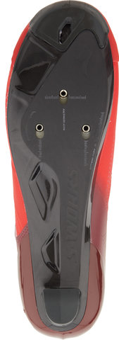 Specialized Zapatos de ciclismo de ruta S-Works Ares - flo red-maroon/43