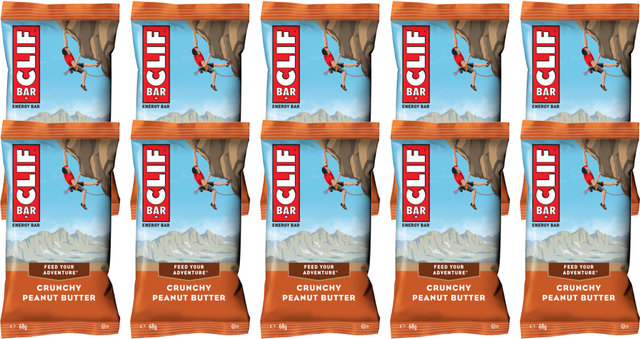 CLIF Bar Barre Énergétique - 10 pièces - crunchy peanut butter/680 g