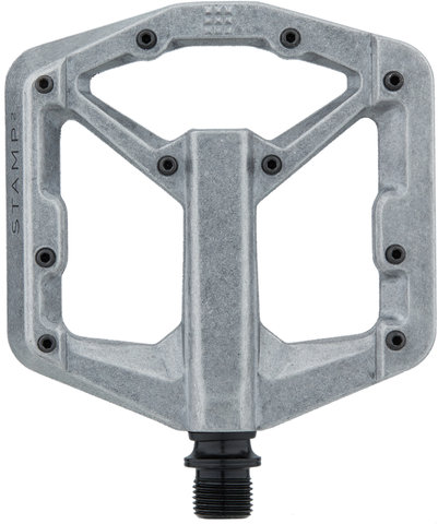 crankbrothers Pédales à Plateforme Stamp 2 - raw silver/small
