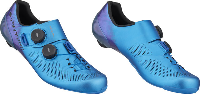Shimano Zapatillas anchas de ciclismo de ruta S-Phyre SH-RC903E - blue/43