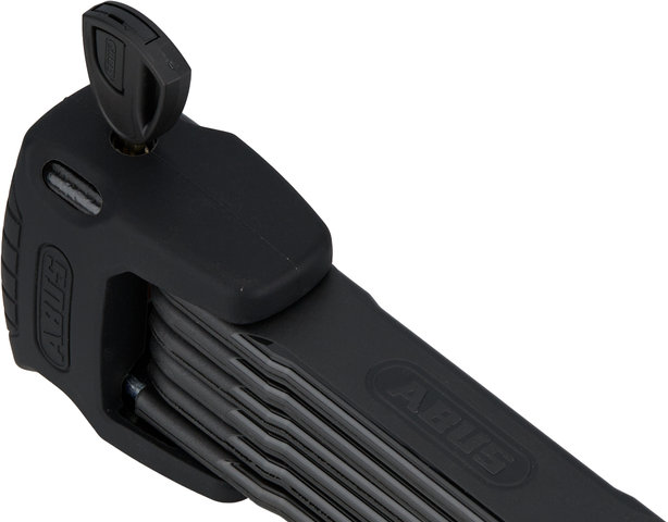 ABUS Bordo Combo 6000C Folding Lock w/ SH SF Saddle Bracket & Rain Cap - black/90 cm