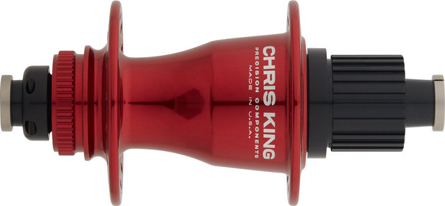 Chris King Buje RT Boost Disc Center Lock - red/12 x 148 mm / 32 agujeros / Shimano Micro Spline