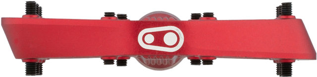 crankbrothers Pedales de plataforma Stamp 7 - red/small