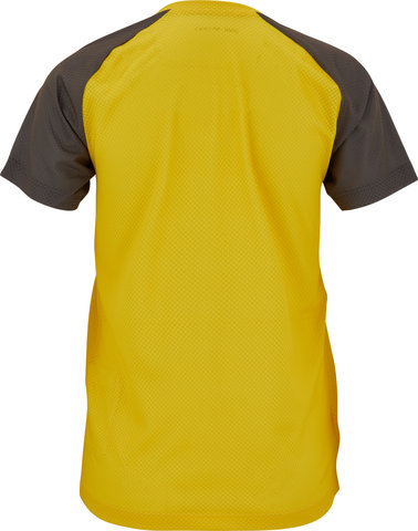 POC Youth Essential MTB Tee Jersey - aventurine yellow-sylvanite grey/164