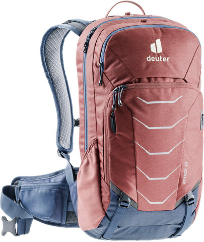deuter Attack 16 Backpack w/ Back Protector - redwood-marine/16 litres