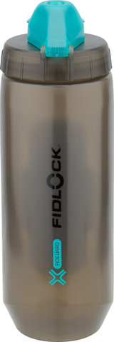 FIDLOCK TWIST antibacterial Trinkflasche 590 ml mit bike base Haltesystem - transparent-schwarz/590 ml