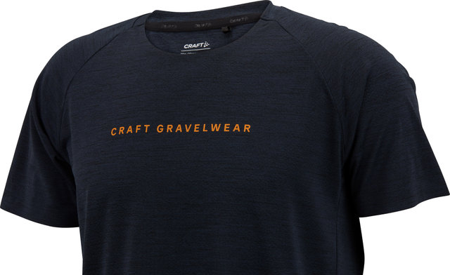 Craft Adv Gravel S/S Tee Jersey - black-melange/M