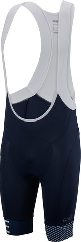 GORE Wear Culotes cortos con tirantes C5 Opti Bib Shorts+ - orbit blue-white/M