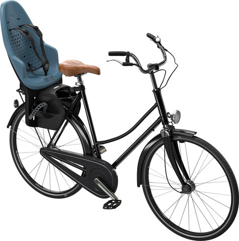 Thule Yepp 2 Maxi Kids Bike Seat for Pannier Rack Installation - aegean blue/universal