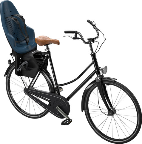 Thule Siège de Vélo pour Enfant Yepp 2 Maxi pour Porte-Bagages - majolica blue/universal