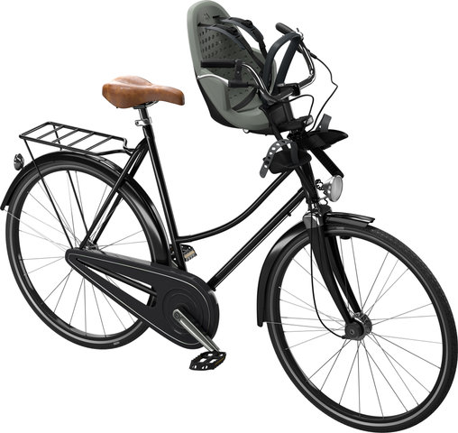 Thule Yepp 2 Mini Fahrradkindersitz zur Steuerrohrmontage - agave/universal