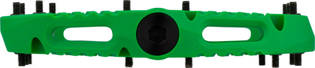 OneUp Components Pédales à Plateforme Comp - green/universal