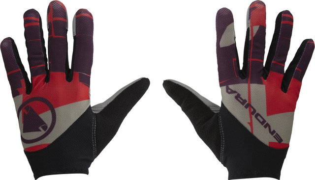 Endura Hummvee Lite Icon Full Finger Gloves - 2023 Model - pomegranate/M