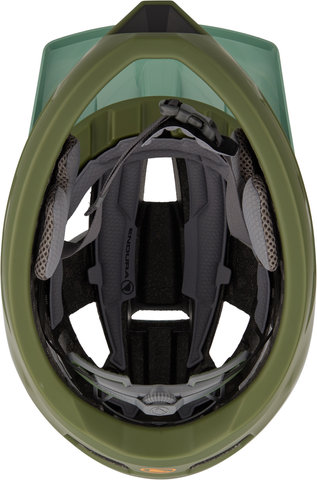 Endura SingleTrack Full Face Helm - olive green/55 - 59 cm