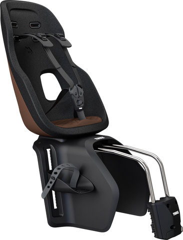Thule Asiento de bici para niños montaje tubo de asiento Yepp Nexxt 2 Maxi - chocolate brown/universal