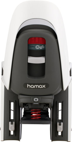 Hamax Caress Kids Bike Seat for Pannier Rack Mounting - black-white/universal