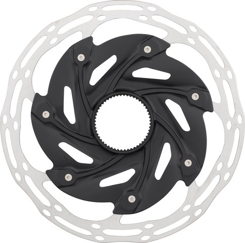 SRAM Centerline Rounded XR Center Lock Brake Rotors, 2-Piece - black-silver/160 mm