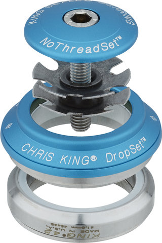 Chris King DropSet 4 IS42/28,6 - IS42/30 GripLock Steuersatz - matte turquoise/IS42/28,6 - IS42/30