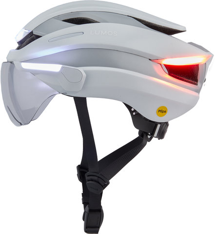 LUMOS Casque Ultra E-Bike MIPS LED - lunar white/54 - 61 cm