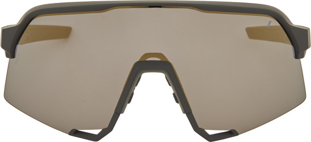 100% S3 Mirror Sportbrille - soft tact black/soft gold mirror