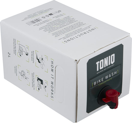 TONIQ Bike Wash Fahrradreiniger Konzentrat - grün/Bag-in-Box, 2 Liter