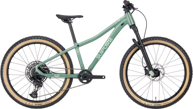 SUPURB Bicicleta para niños BO24 24" - gecko green/universal