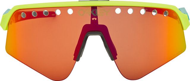 Oakley Sutro Lite Sweep Vented Sports Glasses - tennis ball yellow/prizm ruby