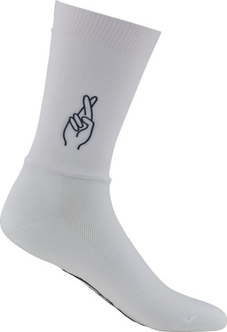 FINGERSCROSSED Aero Socken - logo-white/39-42