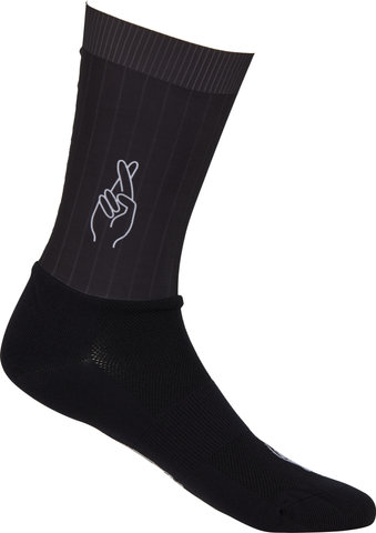 FINGERSCROSSED Aero Socks - logo-black/39-42